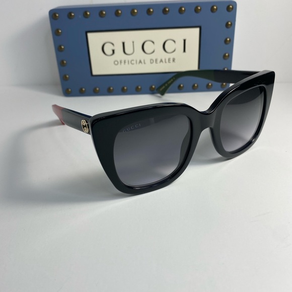 GUCCI GG0163S 003  Cateye Sunglass - Picture 6 of 14